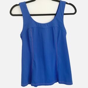 Lululemon Pleated Back Tank Top Blue Size 6